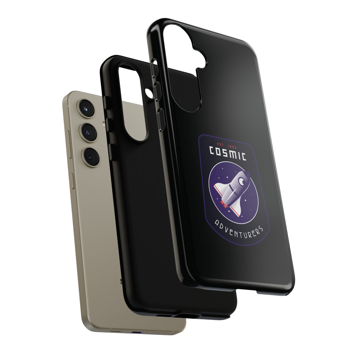 Cosmic Adventurers Sign Sci-Fi Samsung Galaxy Mobile Cases
