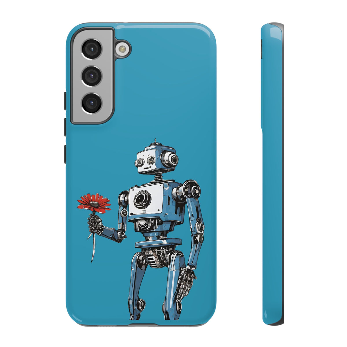 You Never Bring Me Flowers Robot SpaceArt Tough Samsung Galaxy Mobile Cases-welovescifi.net