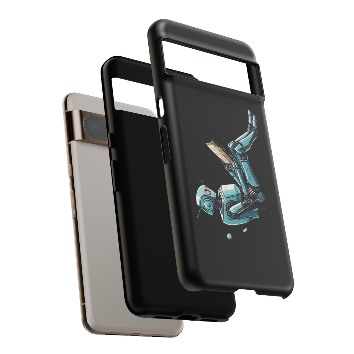Robot Space Art Mobile Cases | Read Like a Robot