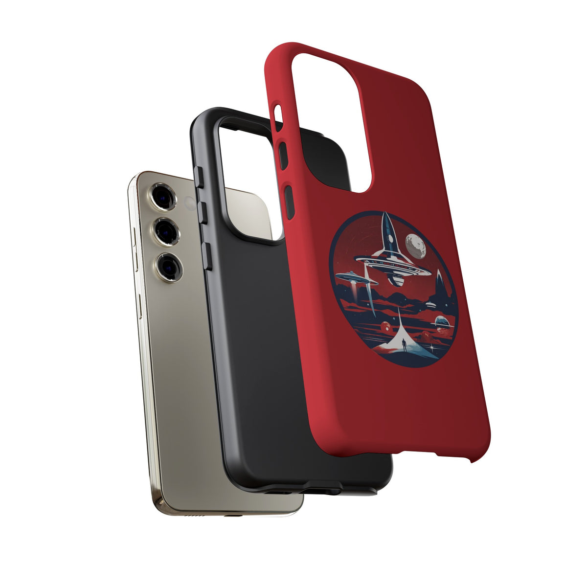 Space Art Mobile Case | Let's Escape Astronaut