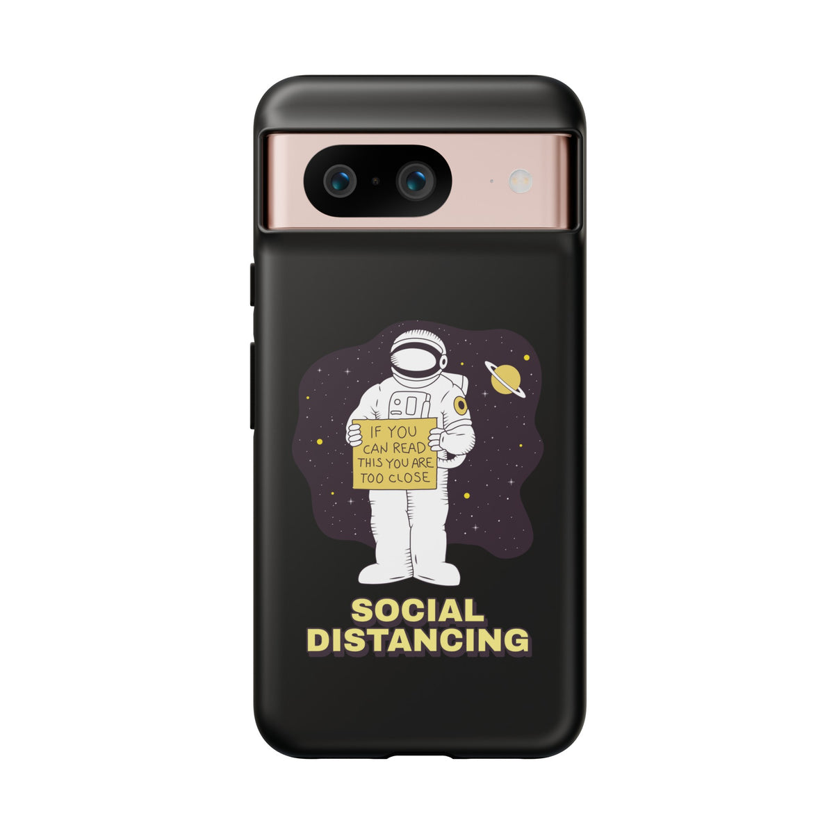 Social Distancing Astronaut Pixel Case