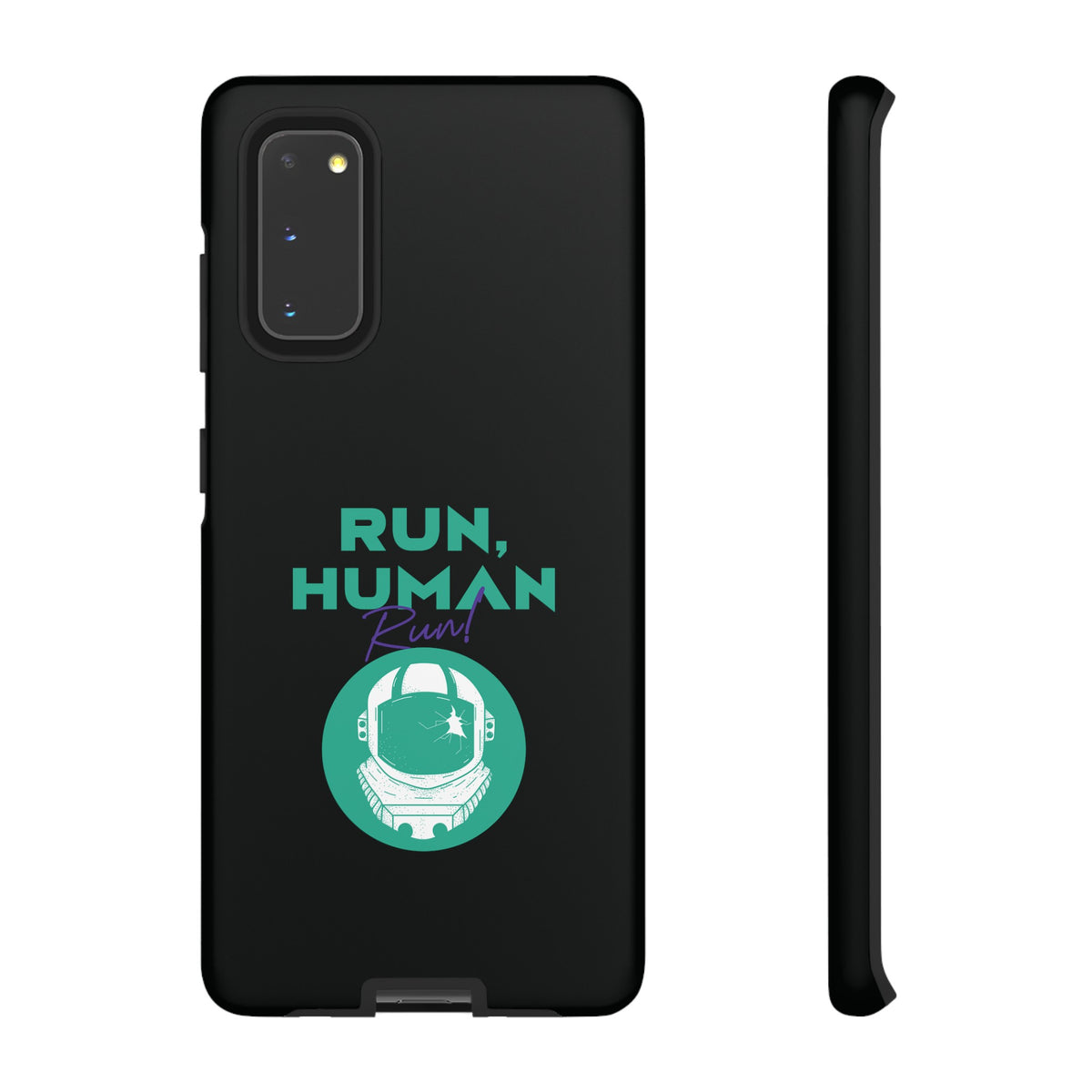 Run Human Run - Sci-Fi Tough Samsung Galaxy Mobile Cases