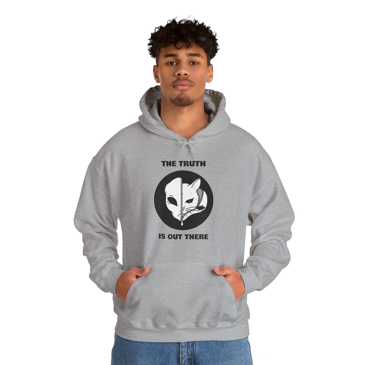 The Truth Is Out There Alien Cat Sci-Fi Hoodie Shop Now