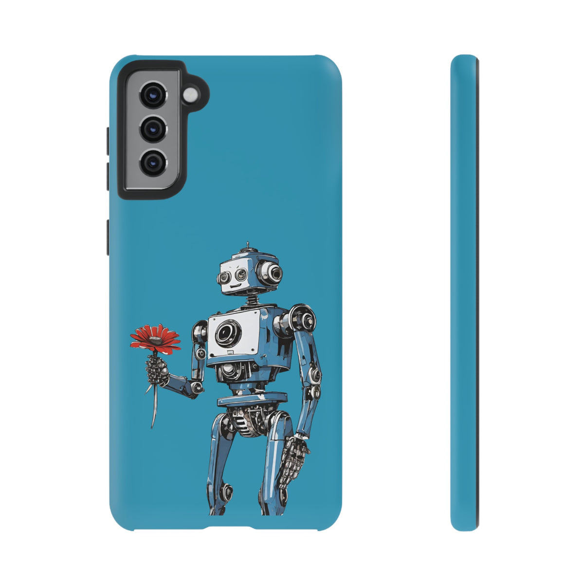 You Never Bring Me Flowers Robot SpaceArt Tough Samsung Galaxy Mobile Cases-welovescifi.net