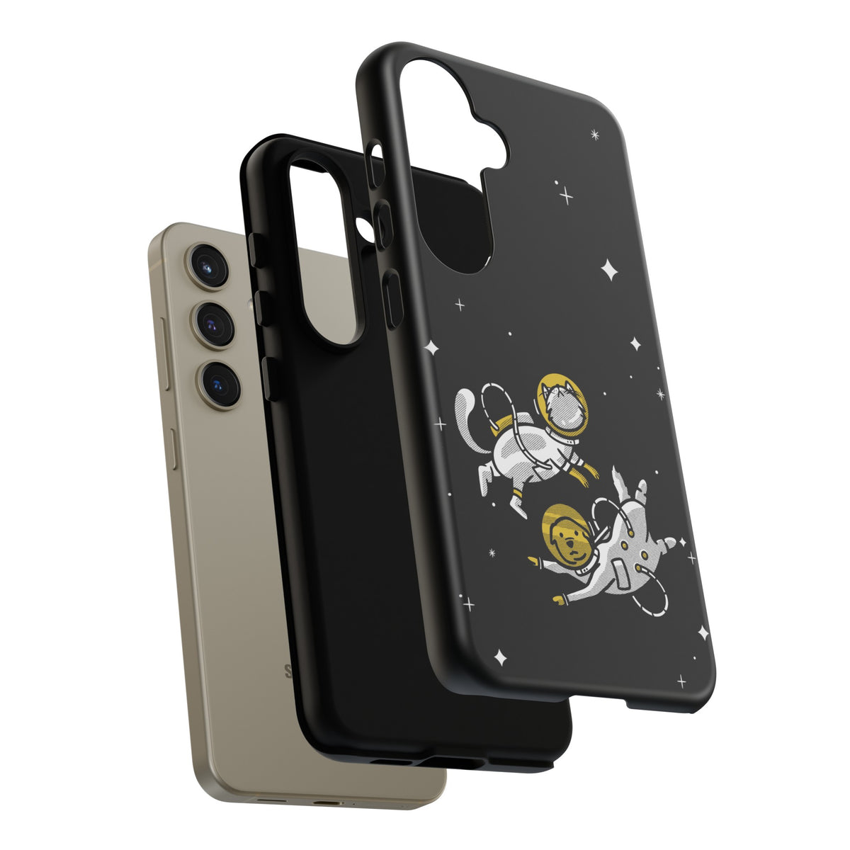 Astronaut Friends Dog Cat Sci-Fi Tough Samsung Galaxy