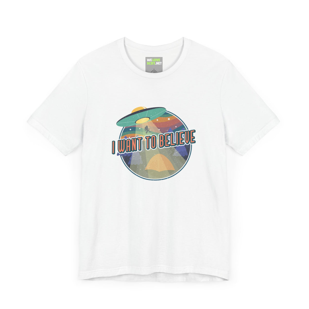 Funny UFO T-Shirt I Want to Believe SciFi Shirt WeLoveSciFi