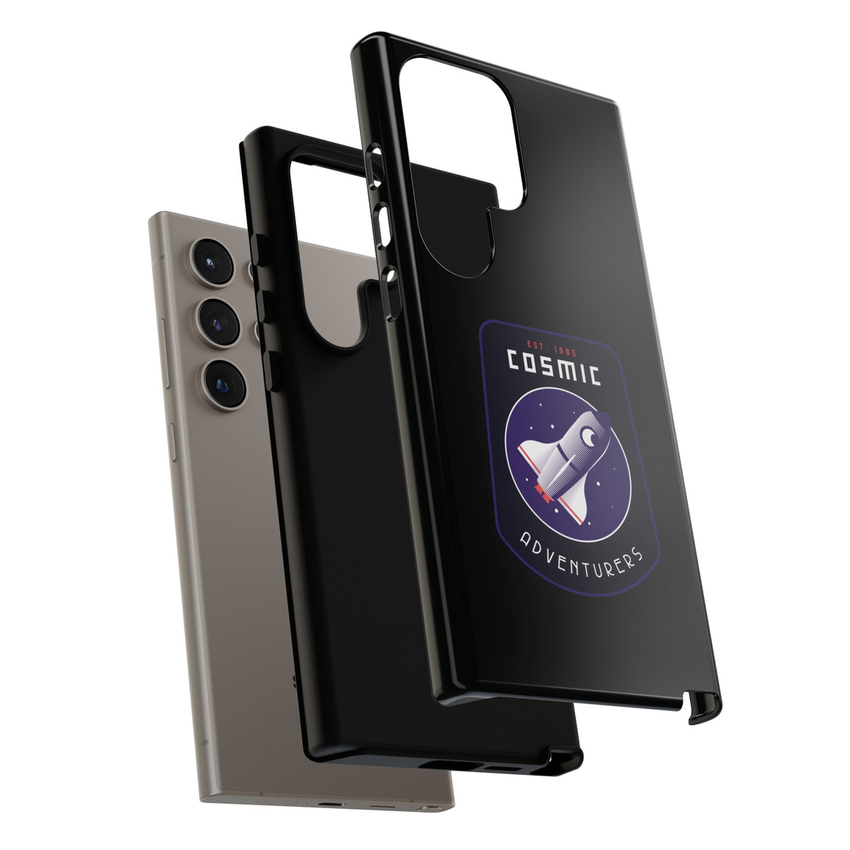 Cosmic Adventurers Sign Sci-Fi Samsung Galaxy Mobile Cases