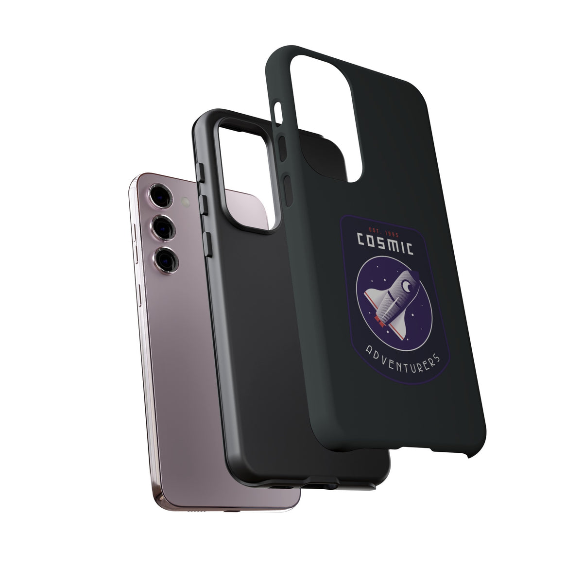 Cosmic Adventurers Sign Sci-Fi Samsung Galaxy Mobile Cases