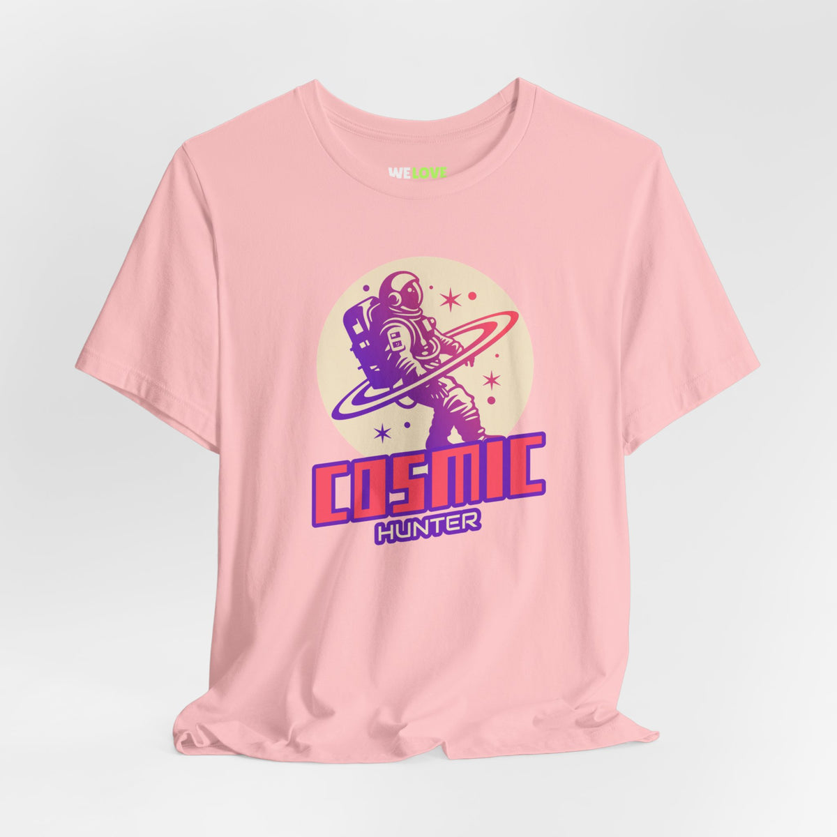 Cosmic Hunter Astronaut Themed Sci-Fi T-Shirt-welovescifi