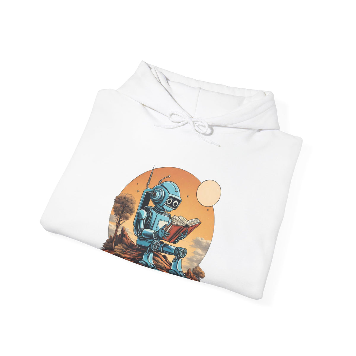 Sci-Fi Hoodie | Learn About Humans Robot Space Art