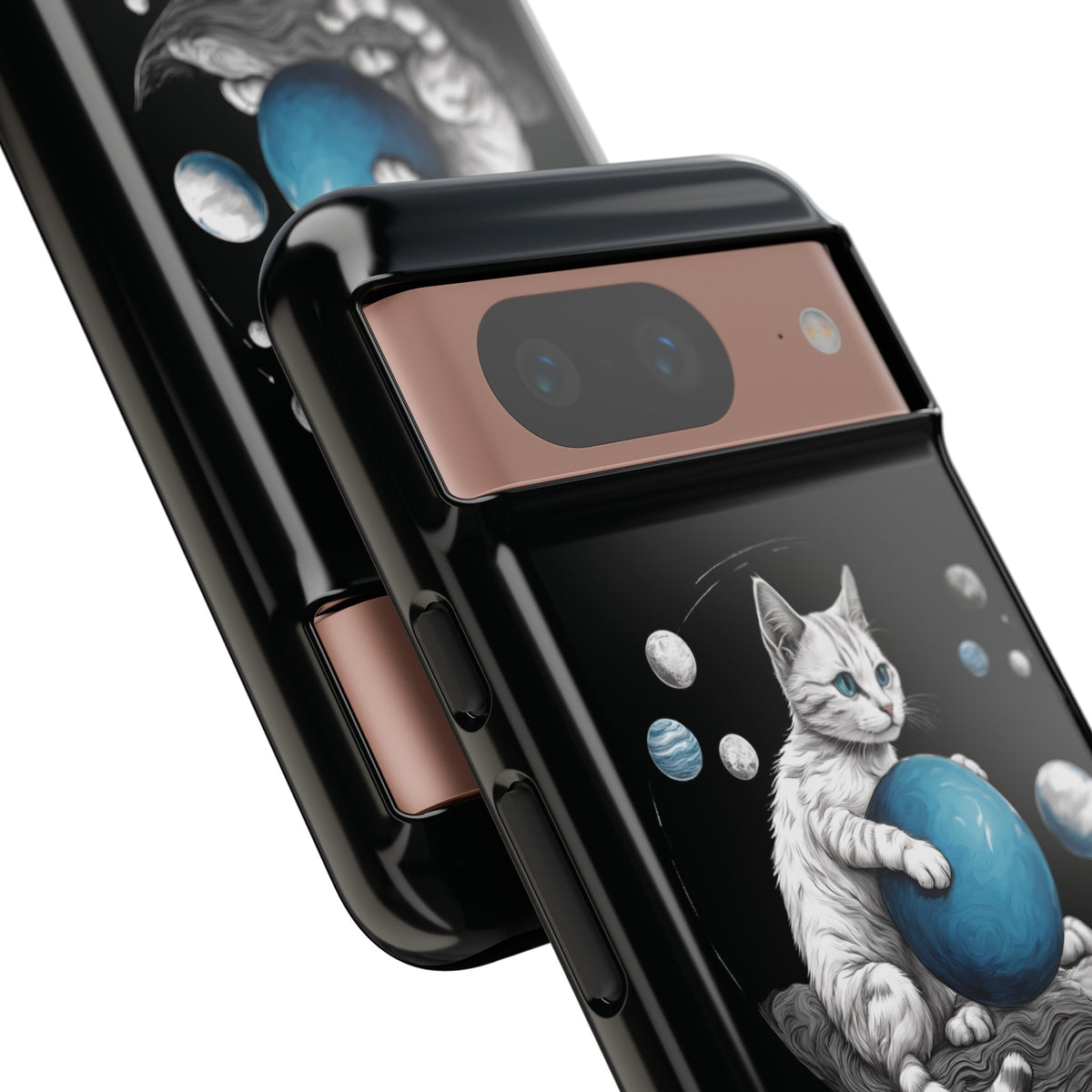 SpacePlayer Cat 2 Tough Google Pixel Mobile Cases