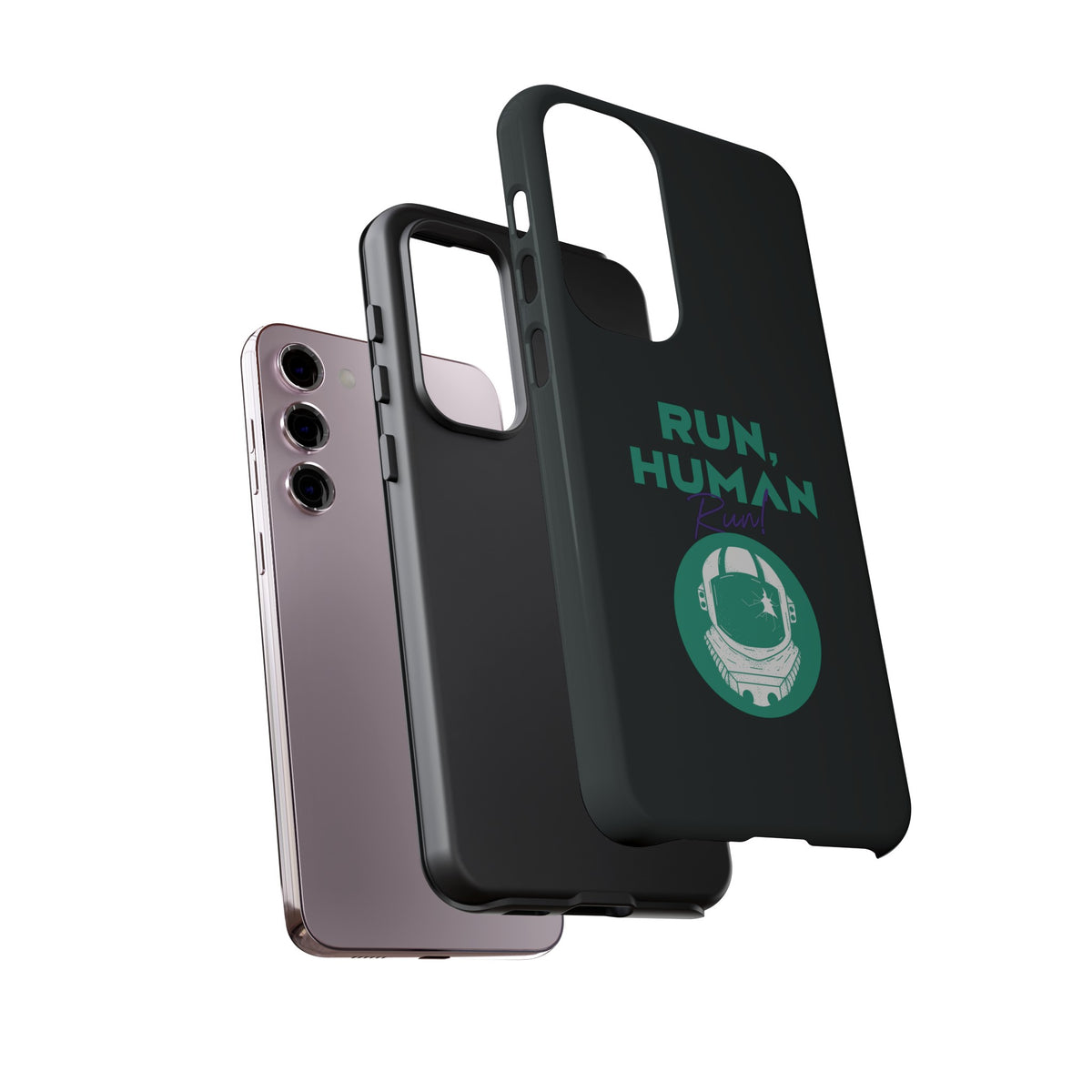 Run Human Run - Sci-Fi Tough Samsung Galaxy Mobile Cases
