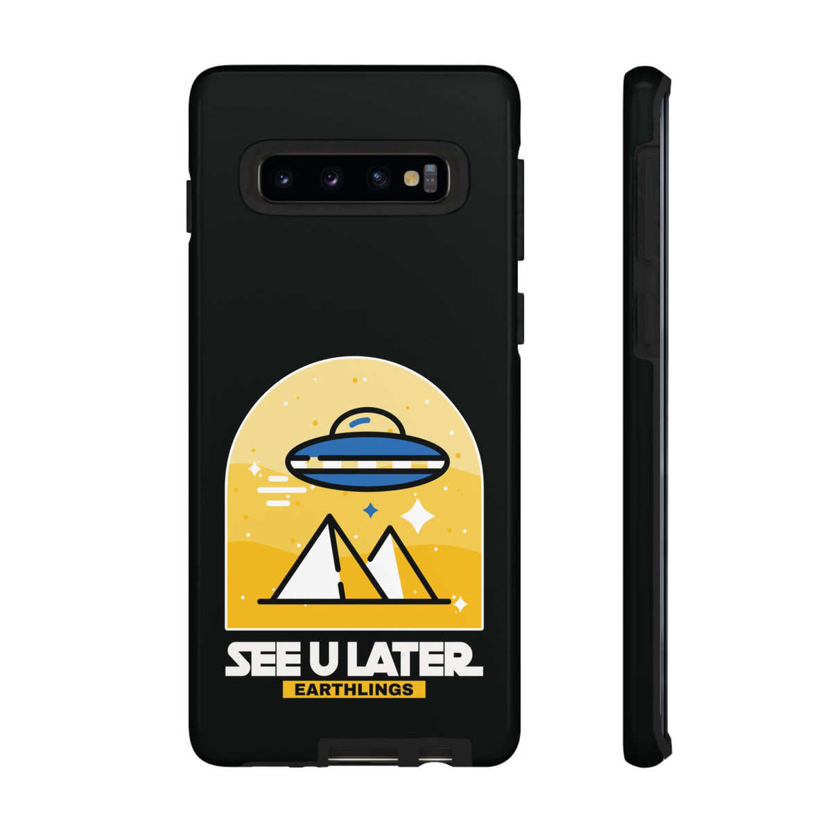 Funny UFO Mobile Cases | See You Earthlings Samsung Case