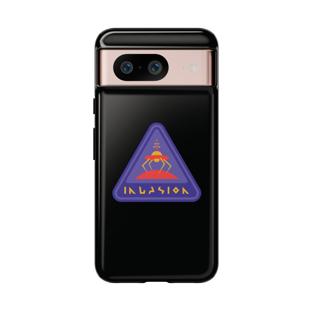 Retro Sci-Fi Google Pixel Cases - Invasion Retro Sign