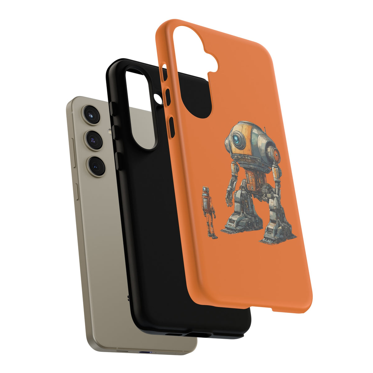 Robot Space Art Galaxy Mobile Cases | Look at Me Robot