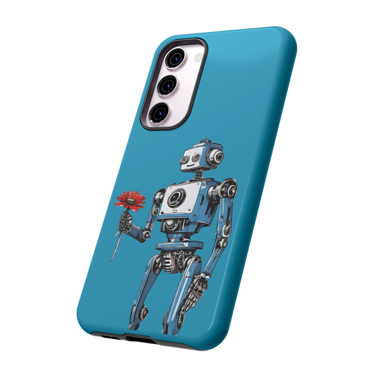 You Never Bring Me Flowers Robot SpaceArt Tough Samsung Galaxy Mobile Cases-welovescifi.net