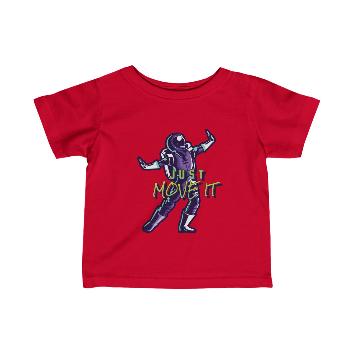Just Move It - Funny Astronaut Tee for Infants | WeLoveSciFi