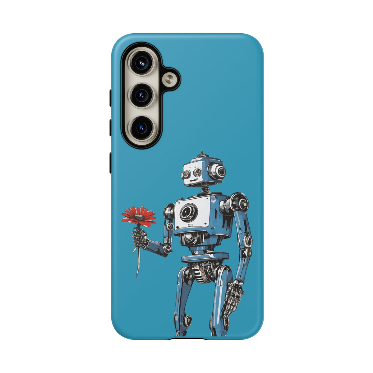 You Never Bring Me Flowers Robot SpaceArt Tough Samsung Galaxy Mobile Cases-welovescifi.net