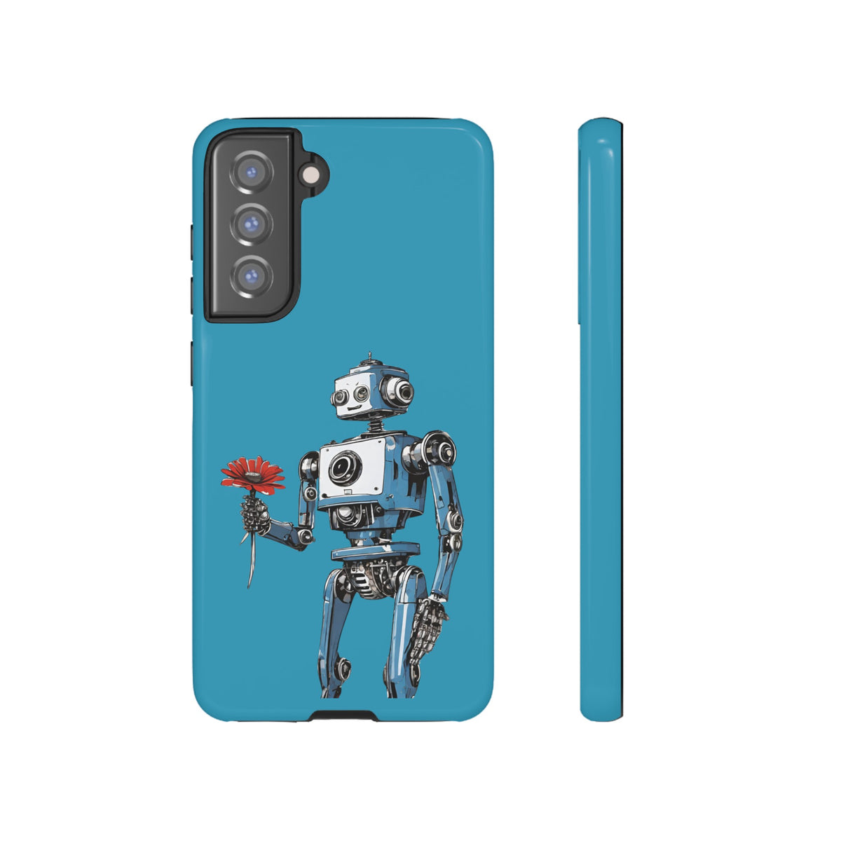 You Never Bring Me Flowers Robot SpaceArt Tough Samsung Galaxy Mobile Cases-welovescifi.net