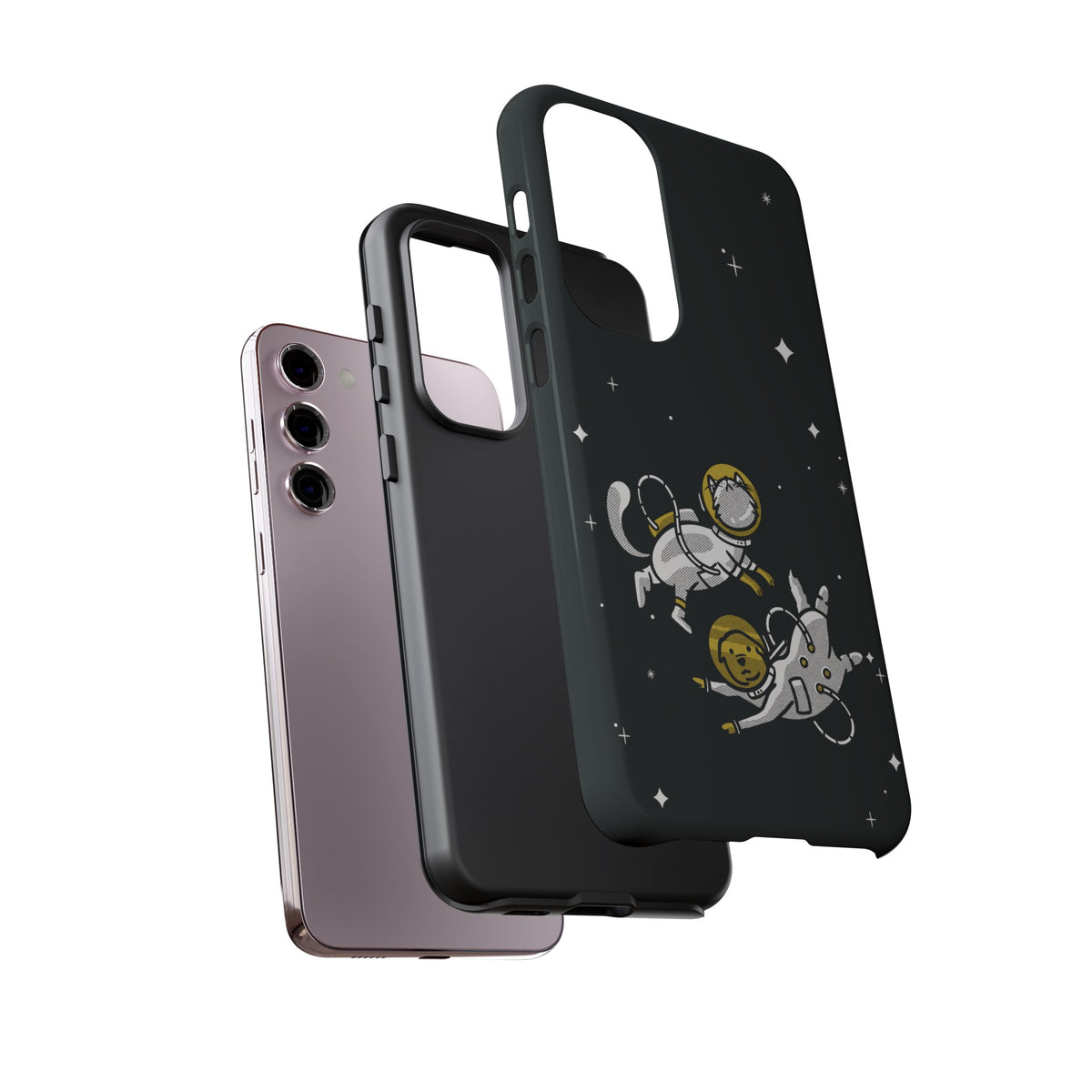 Astronaut Friends Dog Cat Sci-Fi Tough Samsung Galaxy