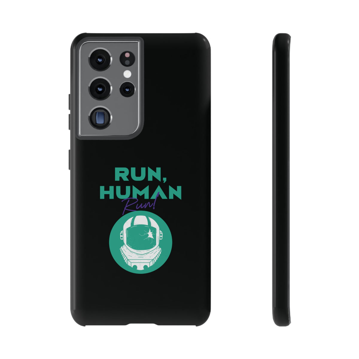 Run Human Run - Sci-Fi Tough Samsung Galaxy Mobile Cases