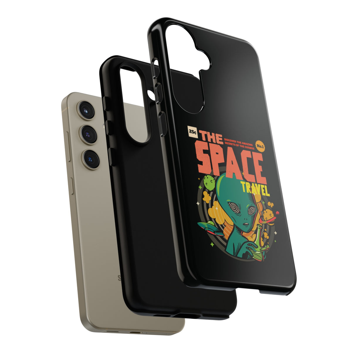 Sci Fi Galaxy Case | Space Travel Comic UFO Samsung Cover