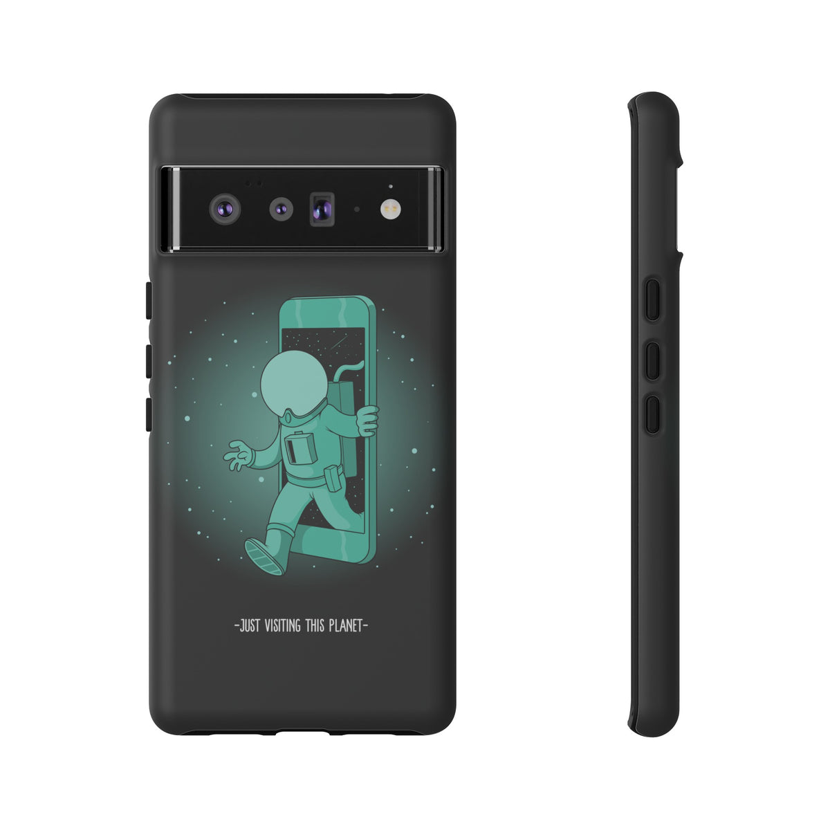 Just Visiting This Planet - Funny Astronaut Mobile Case