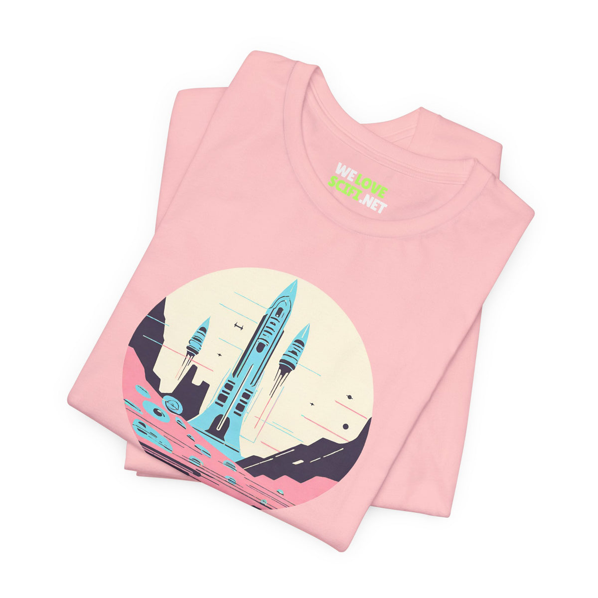 space art sci-fi shirt-The Liftoff SpaceArt Sci-Fi T-Shirt