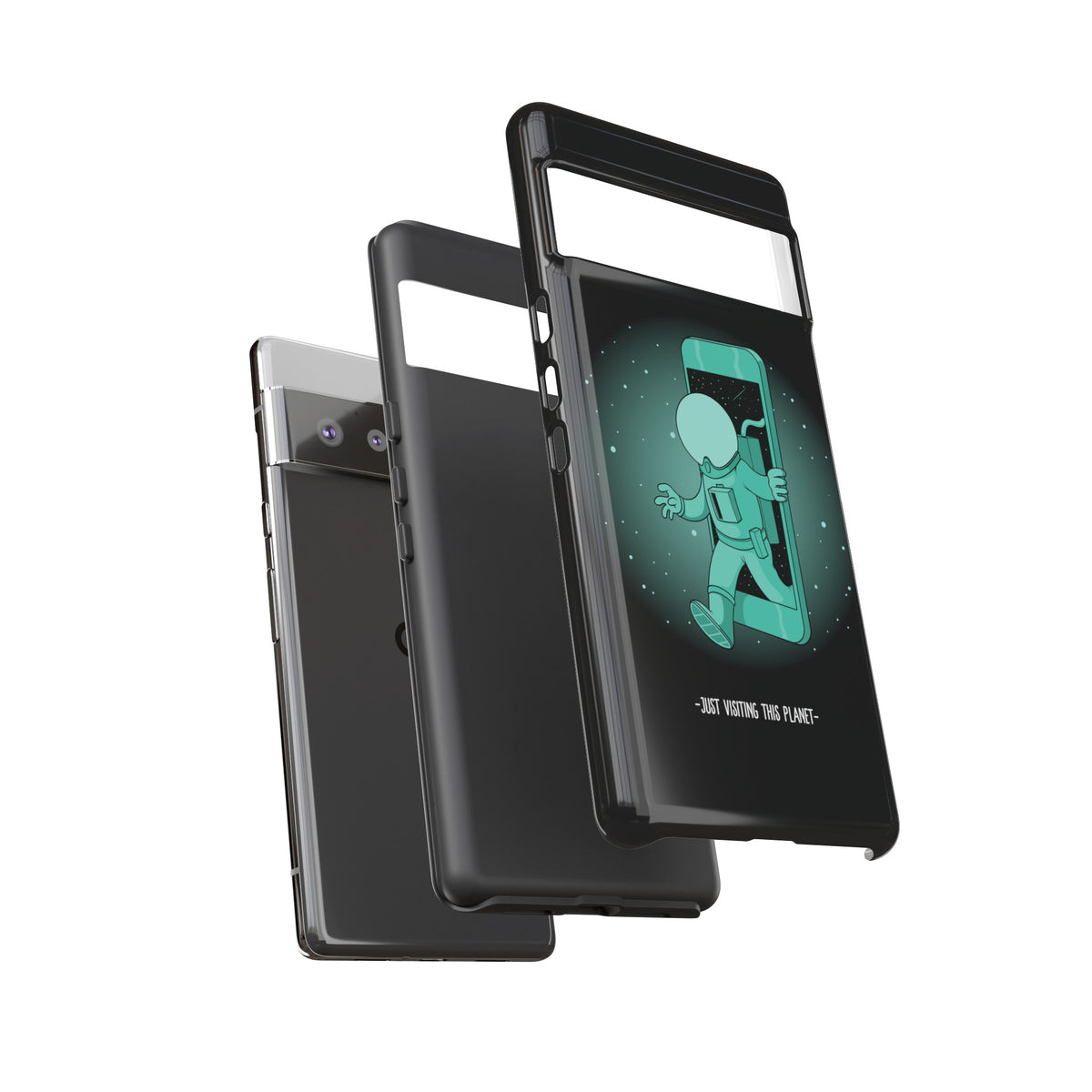 Just Visiting This Planet - Funny Astronaut Mobile Case