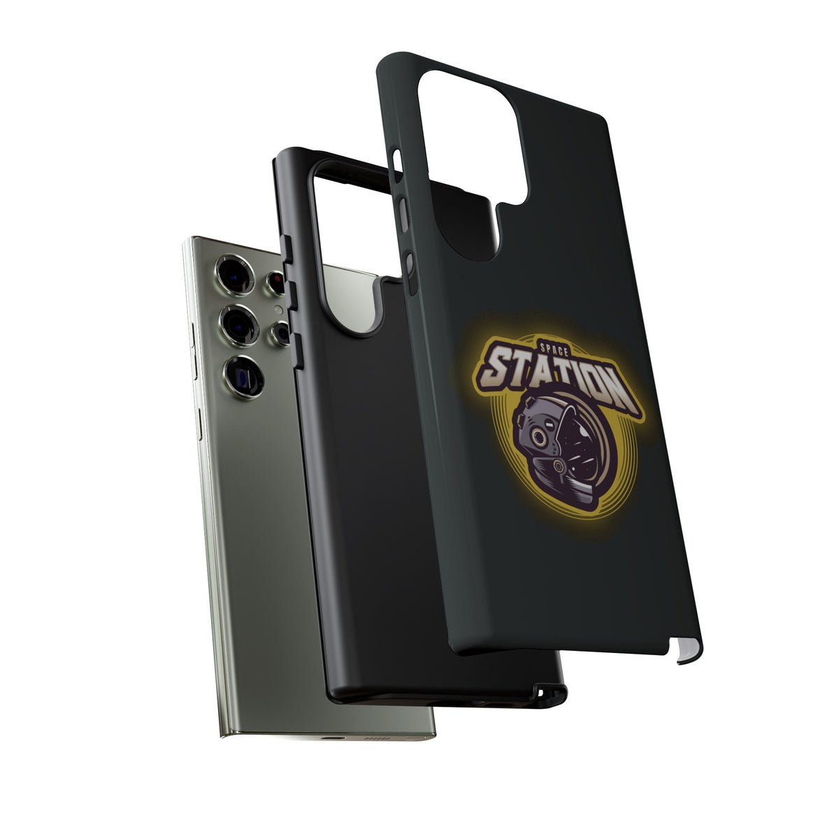 Space Station Astronaut Galaxy Cases