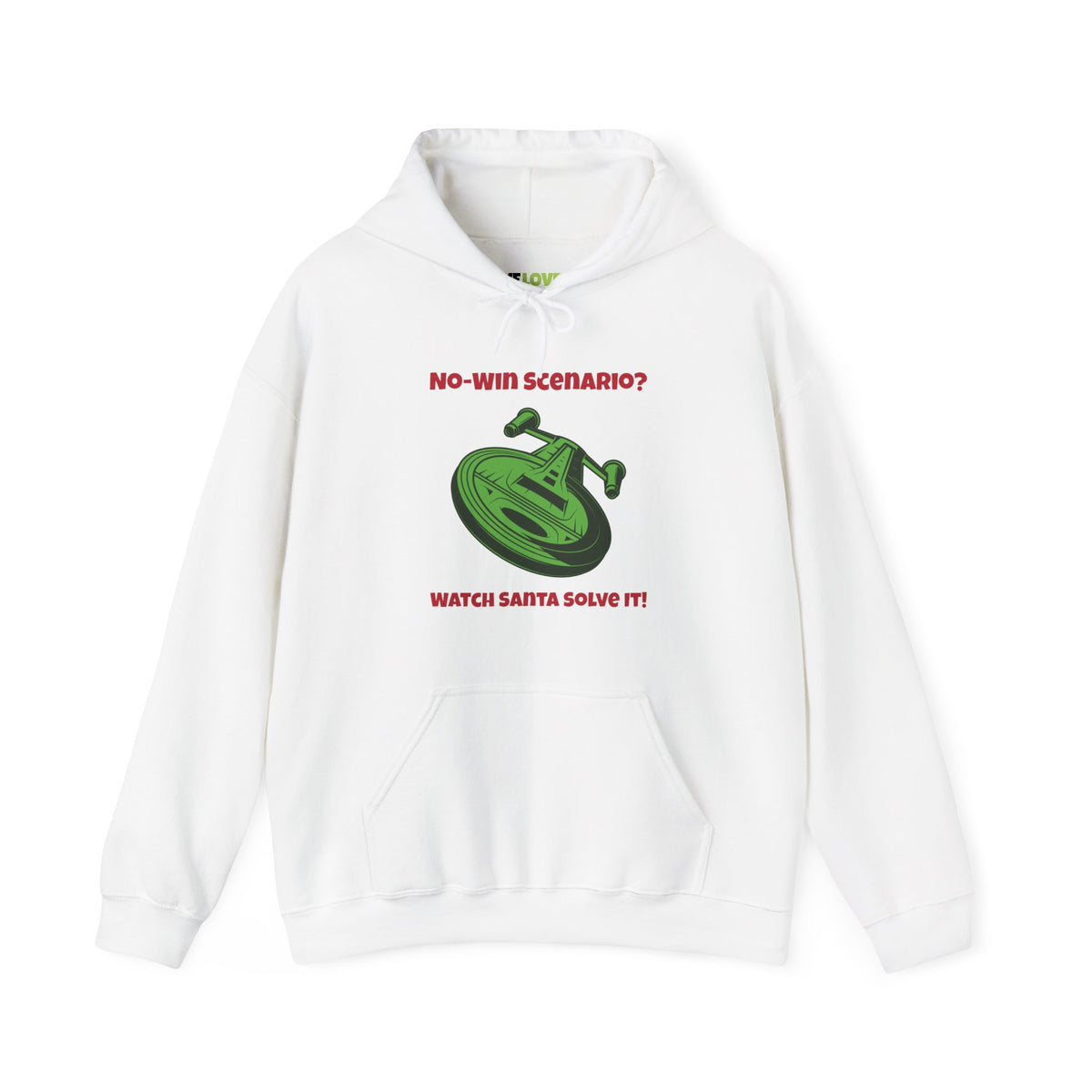 No Win Scenario Funny Christmas Unisex Hoodie-welovescifi.net