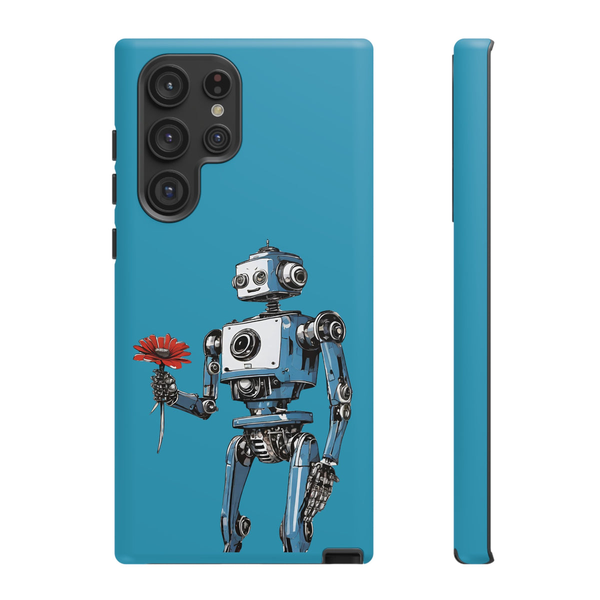 You Never Bring Me Flowers Robot SpaceArt Tough Samsung Galaxy Mobile Cases-welovescifi.net