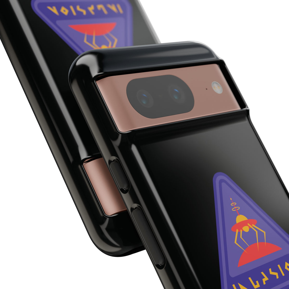 Retro Sci-Fi Google Pixel Cases - Invasion Retro Sign