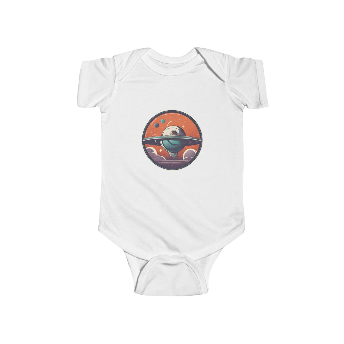 Spaceship Baby Bodysuit Cute and Comfortable Baby Clothing