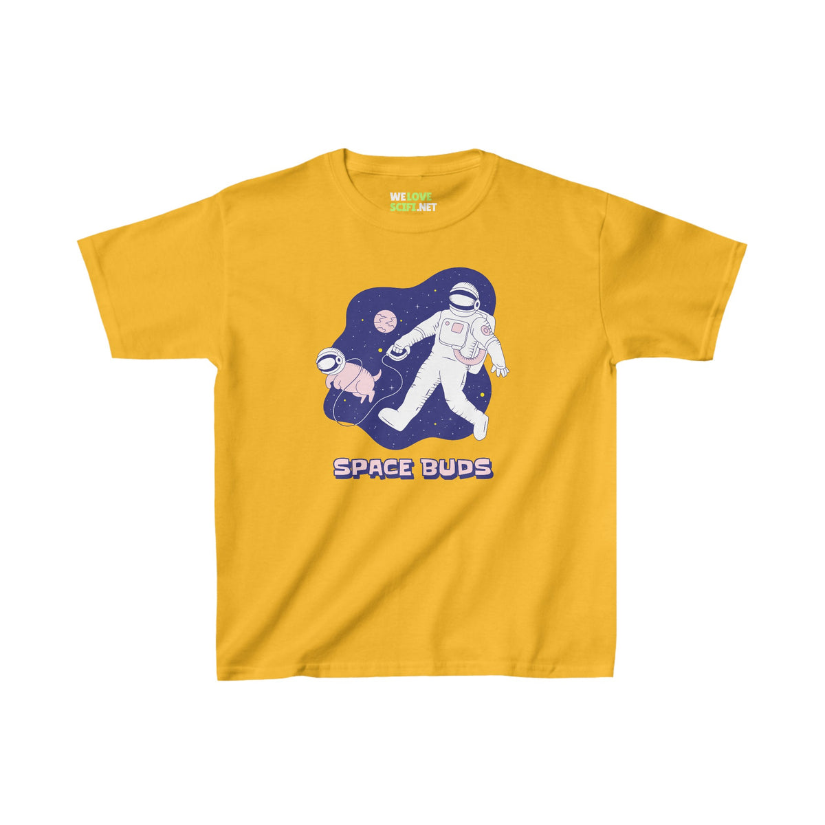 Space Buds Tee - Kids' Funny Astronaut Heavy Cotton™ Shirt
