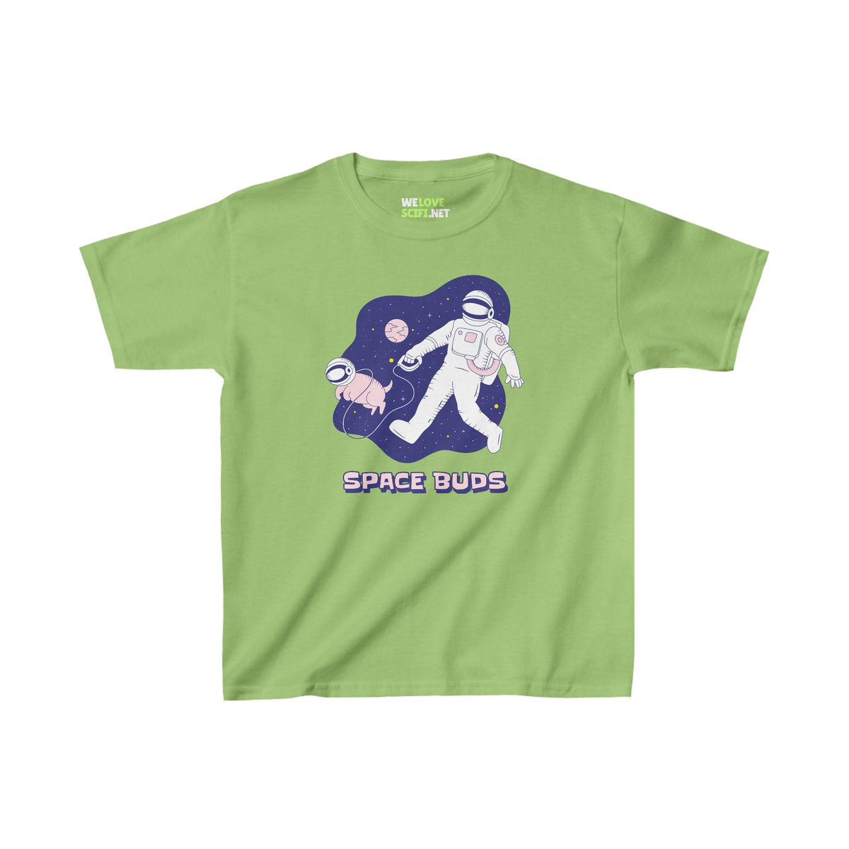 Space Buds Tee - Kids' Funny Astronaut Heavy Cotton™ Shirt