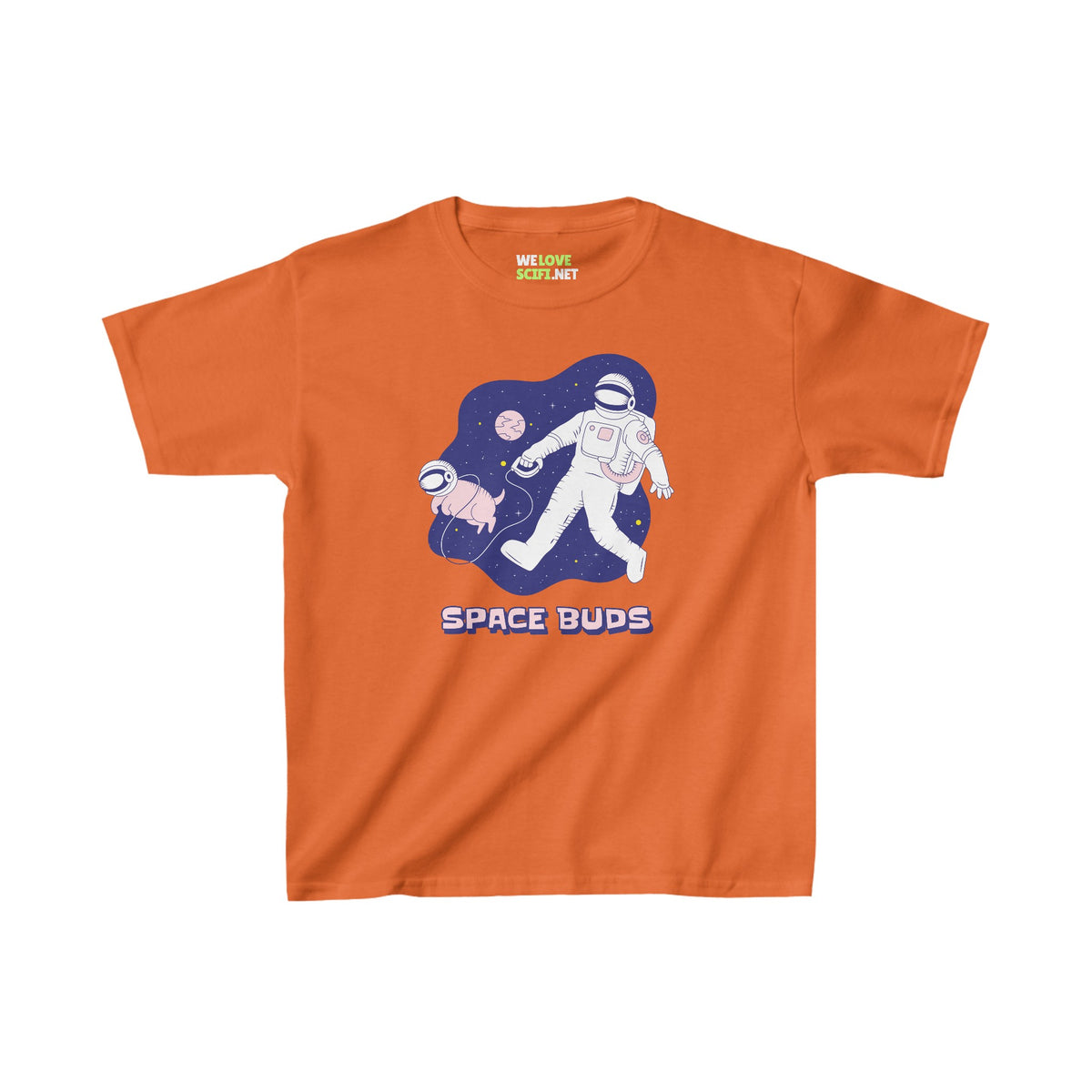 Space Buds Tee - Kids' Funny Astronaut Heavy Cotton™ Shirt