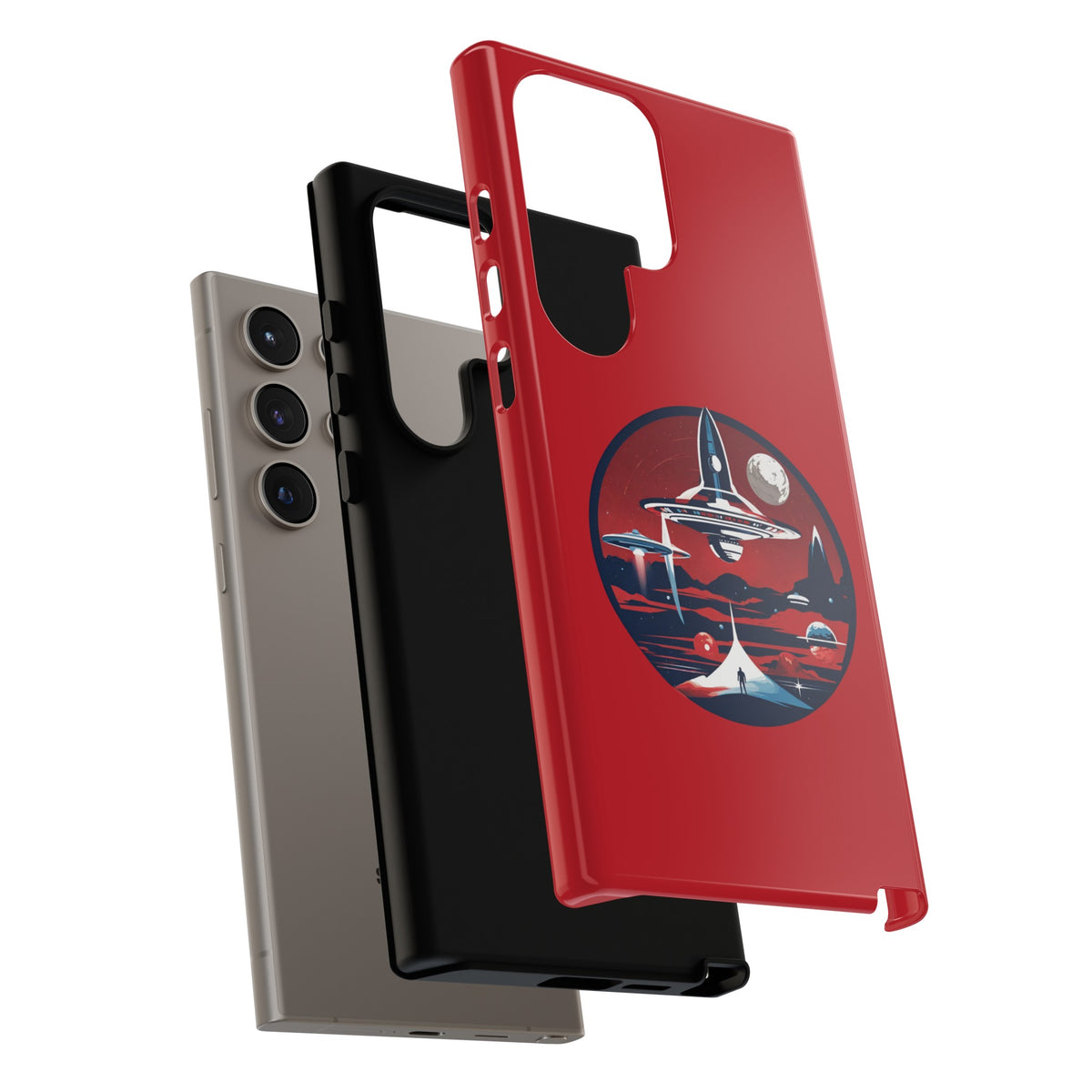 Space Art Mobile Case | Let's Escape Astronaut