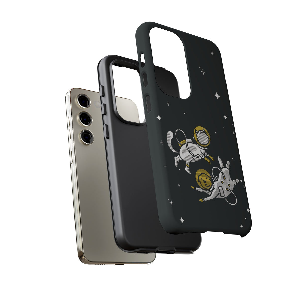 Astronaut Friends Dog Cat Sci-Fi Tough Samsung Galaxy