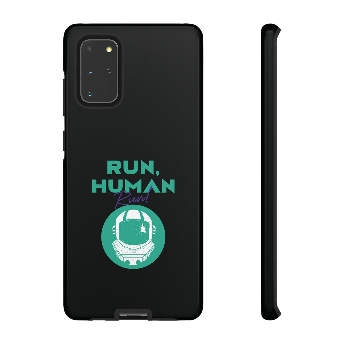 Run Human Run - Sci-Fi Tough Samsung Galaxy Mobile Cases
