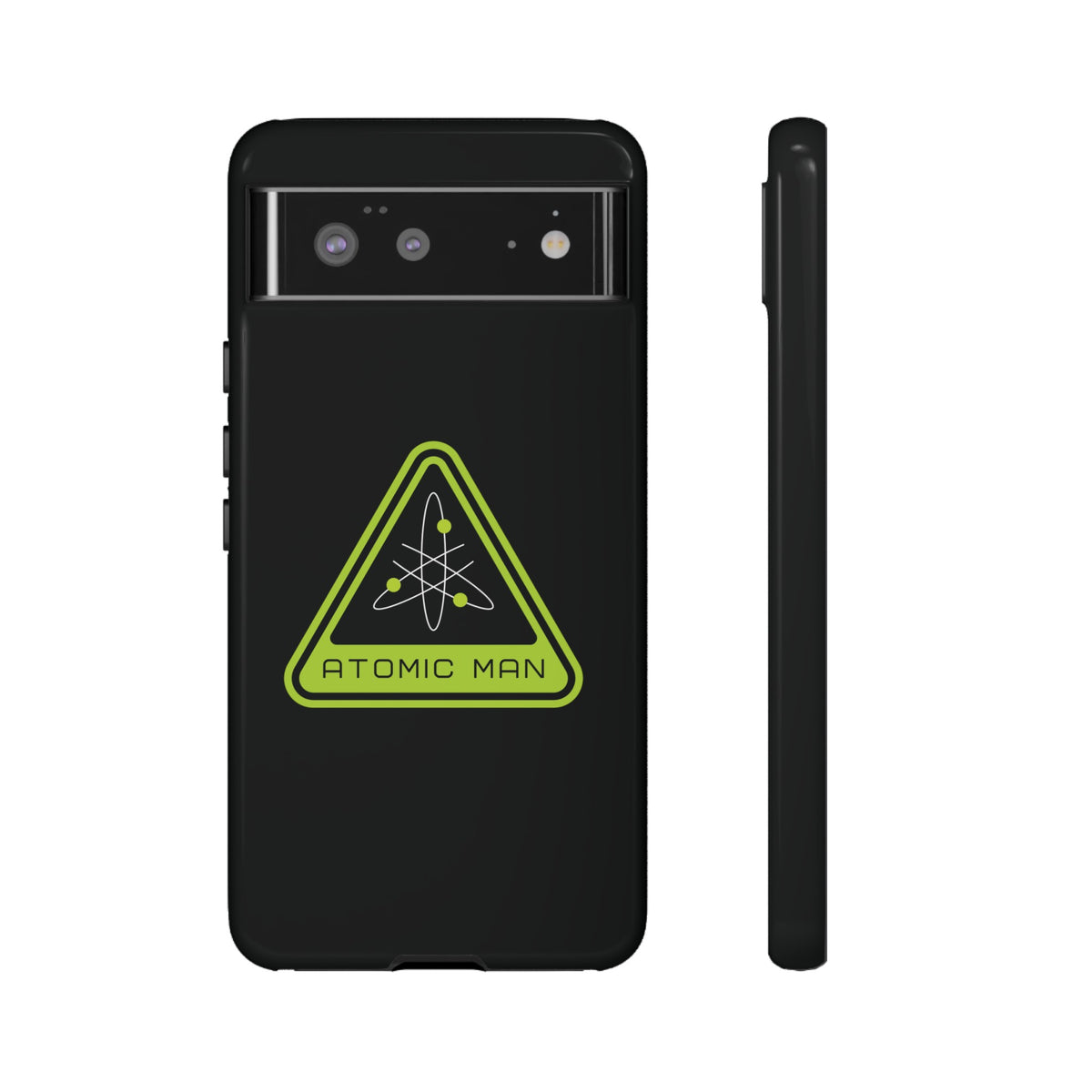 Atomic Man Retro Sign Sci-Fi Tough Google Pixel Mobile Cases