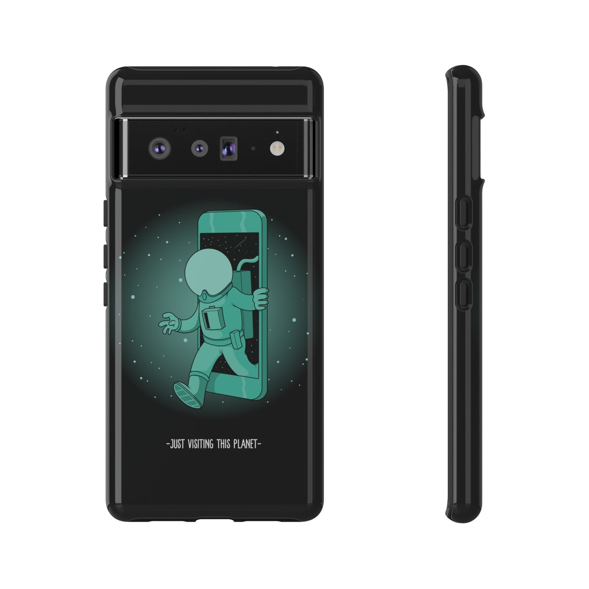 Just Visiting This Planet - Funny Astronaut Mobile Case