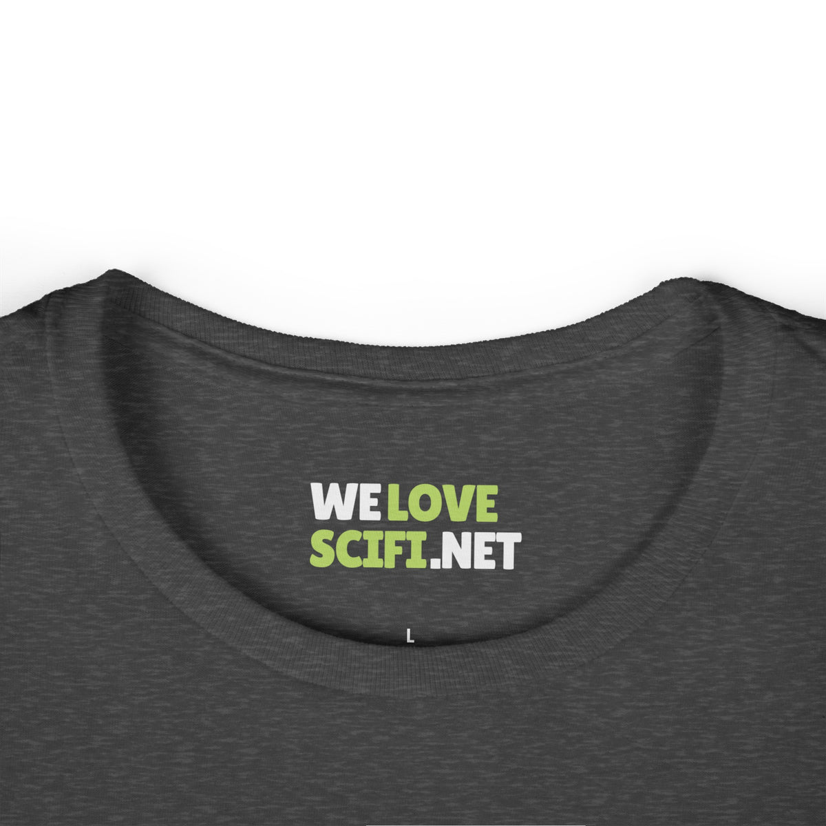 Floating Astronaut SpaceArt Sci-Fi Woman's Tee-welovescifi.n