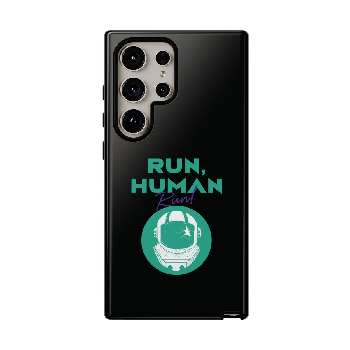 Run Human Run - Sci-Fi Tough Samsung Galaxy Mobile Cases