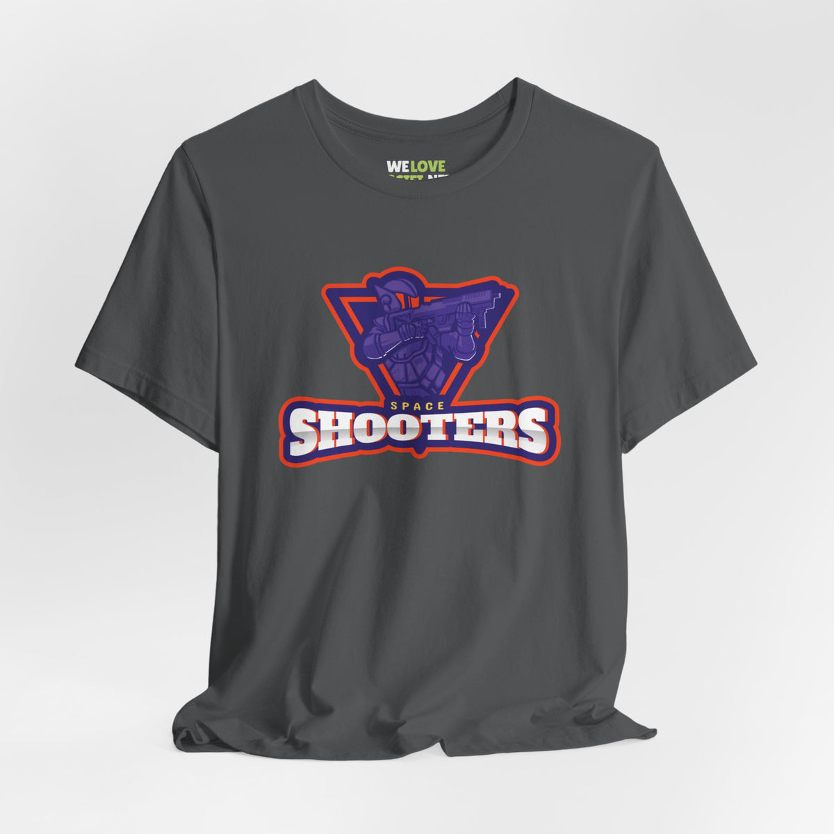 Space Shooters Astronaut Sci-Fi T-Shirt - Unique Design