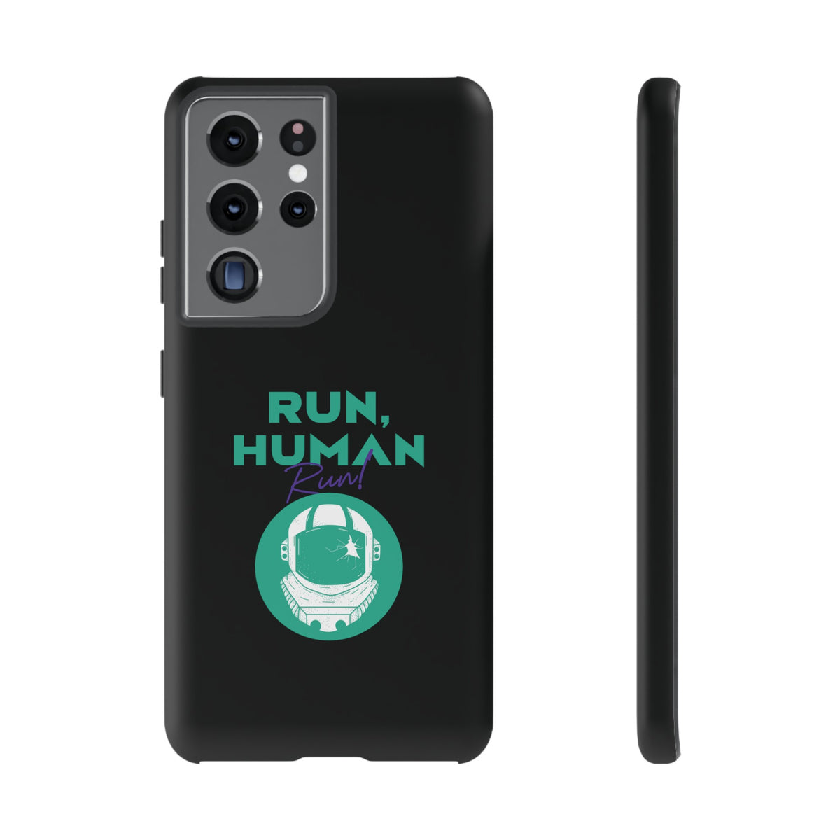 Run Human Run - Sci-Fi Tough Samsung Galaxy Mobile Cases