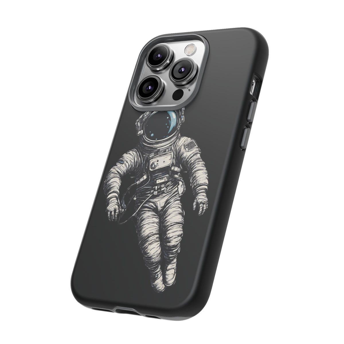 Floating Astronaut SpaceArt Sci-Fi Tough iPhone Mobile Cases