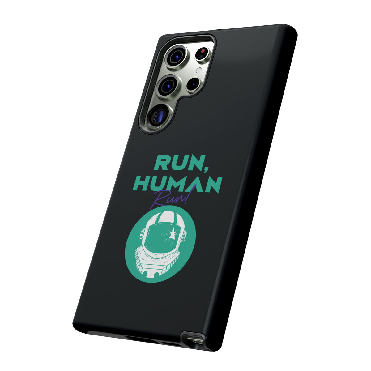 Run Human Run - Sci-Fi Tough Samsung Galaxy Mobile Cases