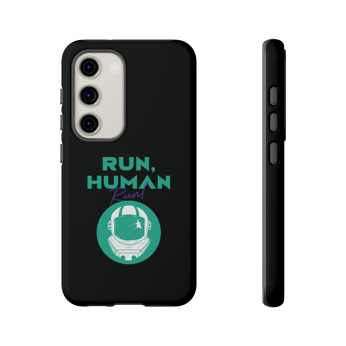Run Human Run - Sci-Fi Tough Samsung Galaxy Mobile Cases