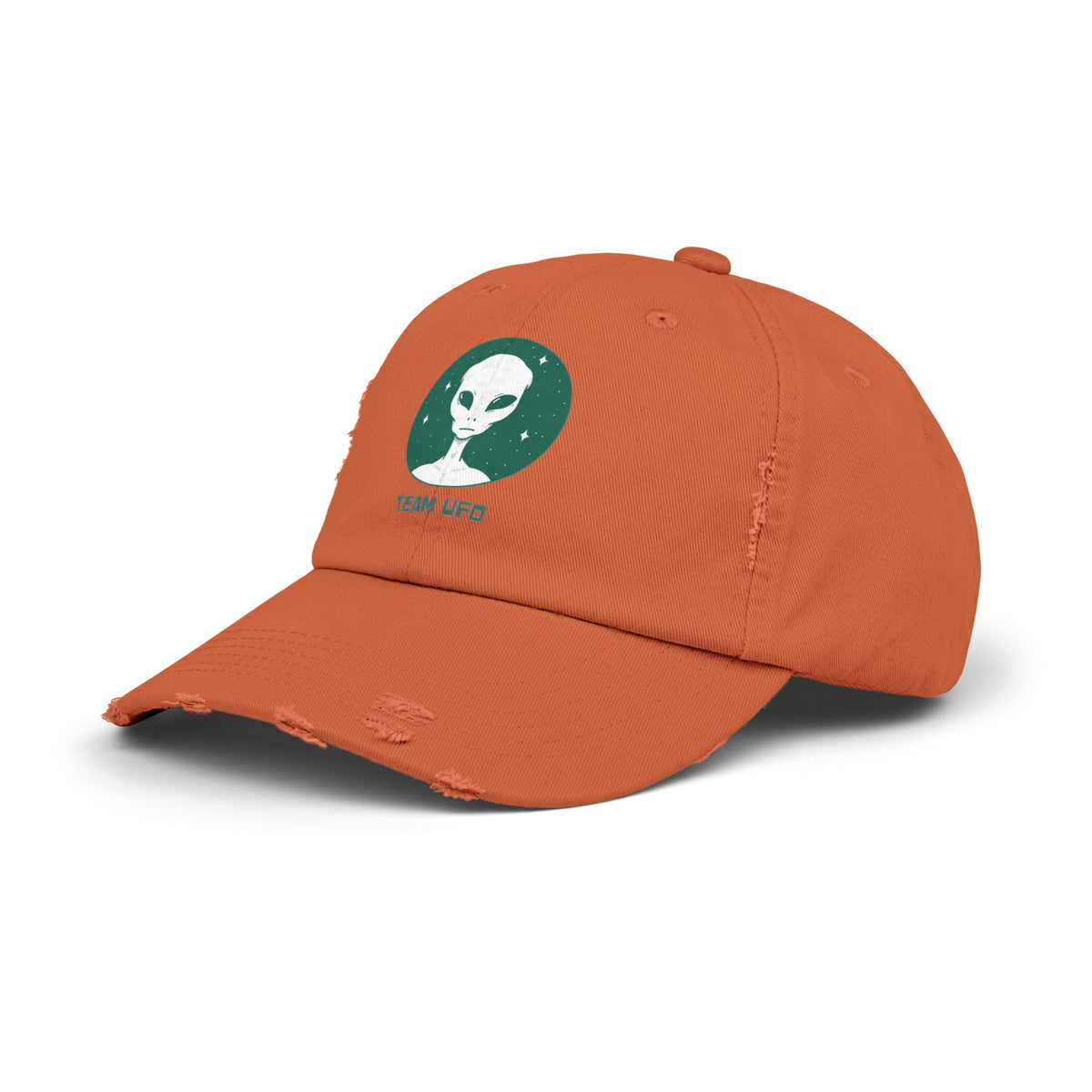 Team UFO Alien Cap Unisex Sci-Fi Distressed Hat WeLoveSciFi